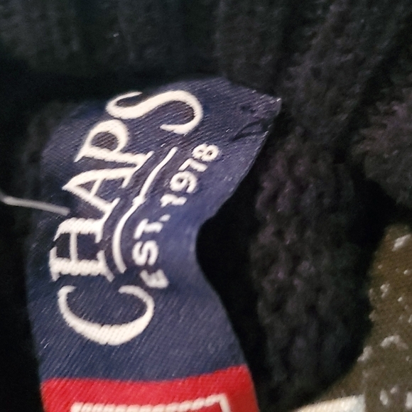 CHAPS Zip Up Sweater size Medium - Picture 3 of 3